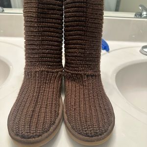 Ugh Australia crocheted boots